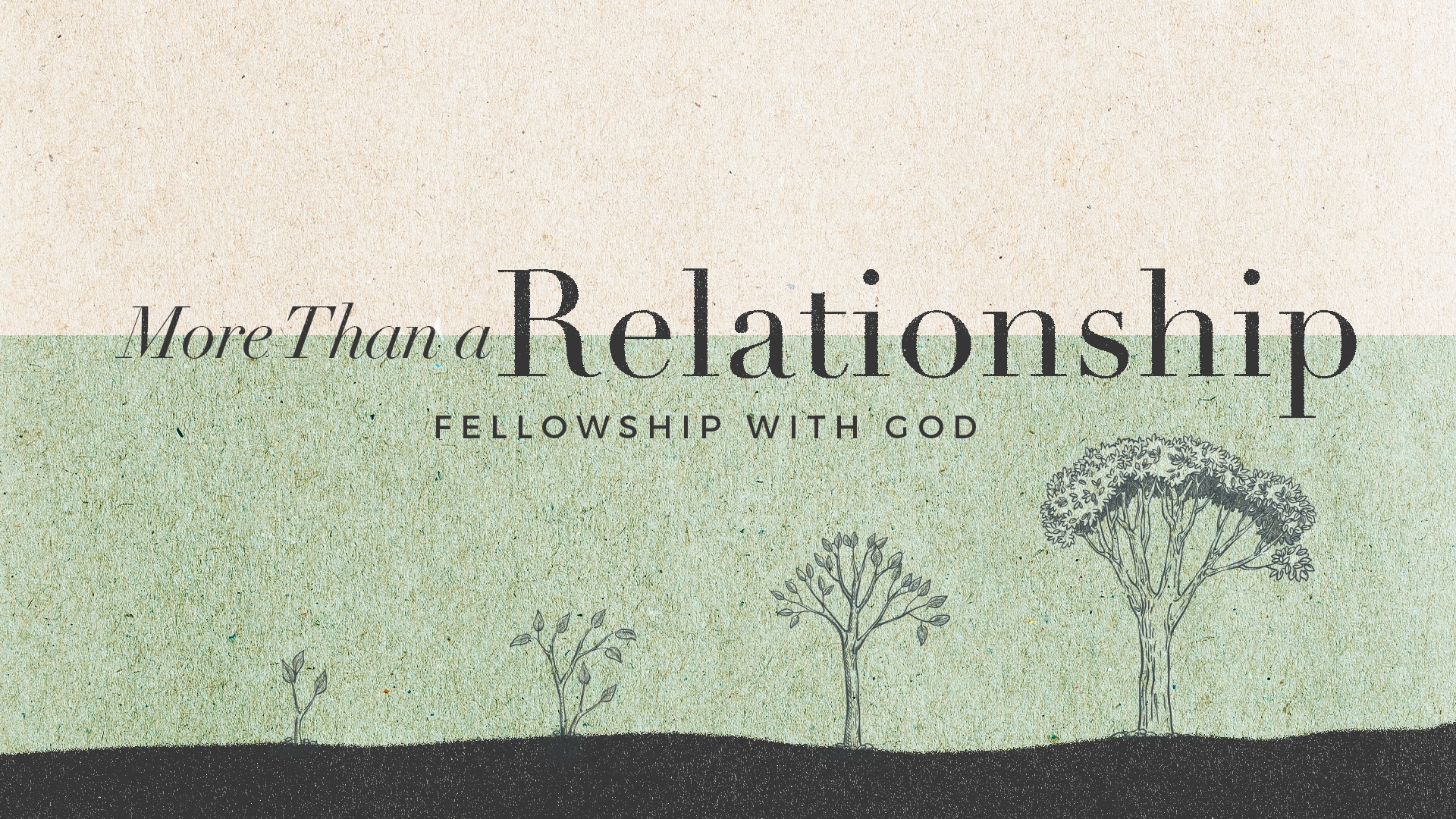 More than a Relationship Fellowship with God thumbnail