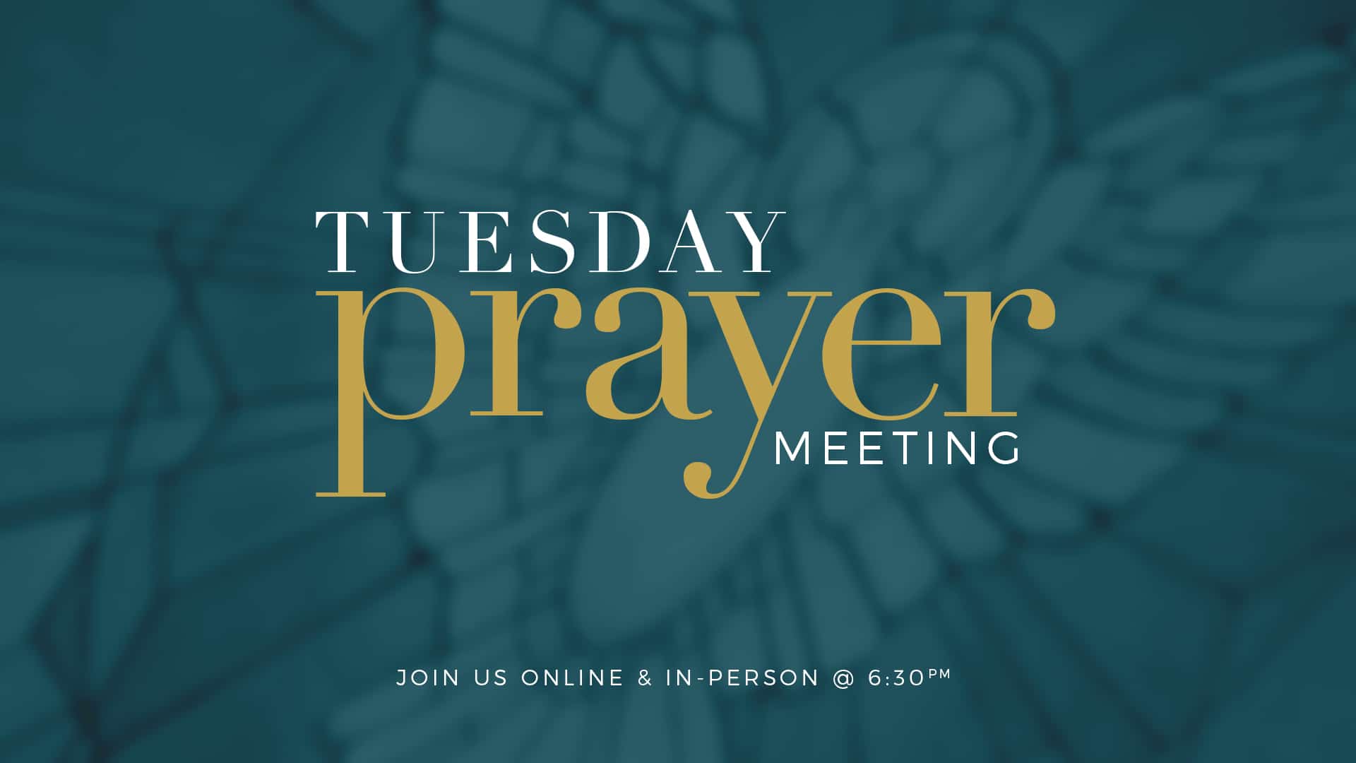 Brooklyn Tabernacle Tuesday Prayer Meeting Online banner