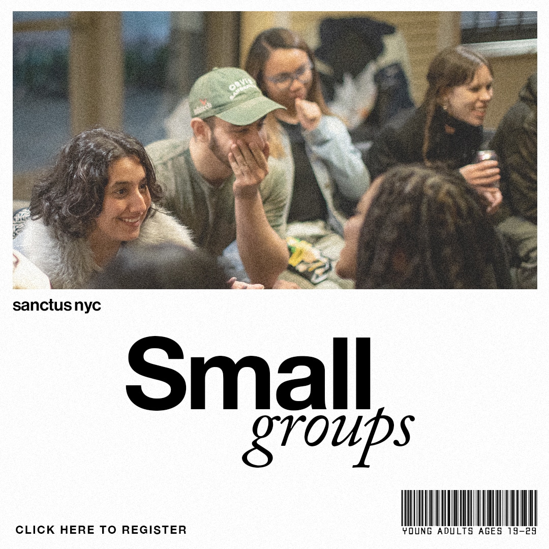The Brooklyn Tabernacle Sanctus NYC Small Groups registration thumbnail - A group of young adults smiling
