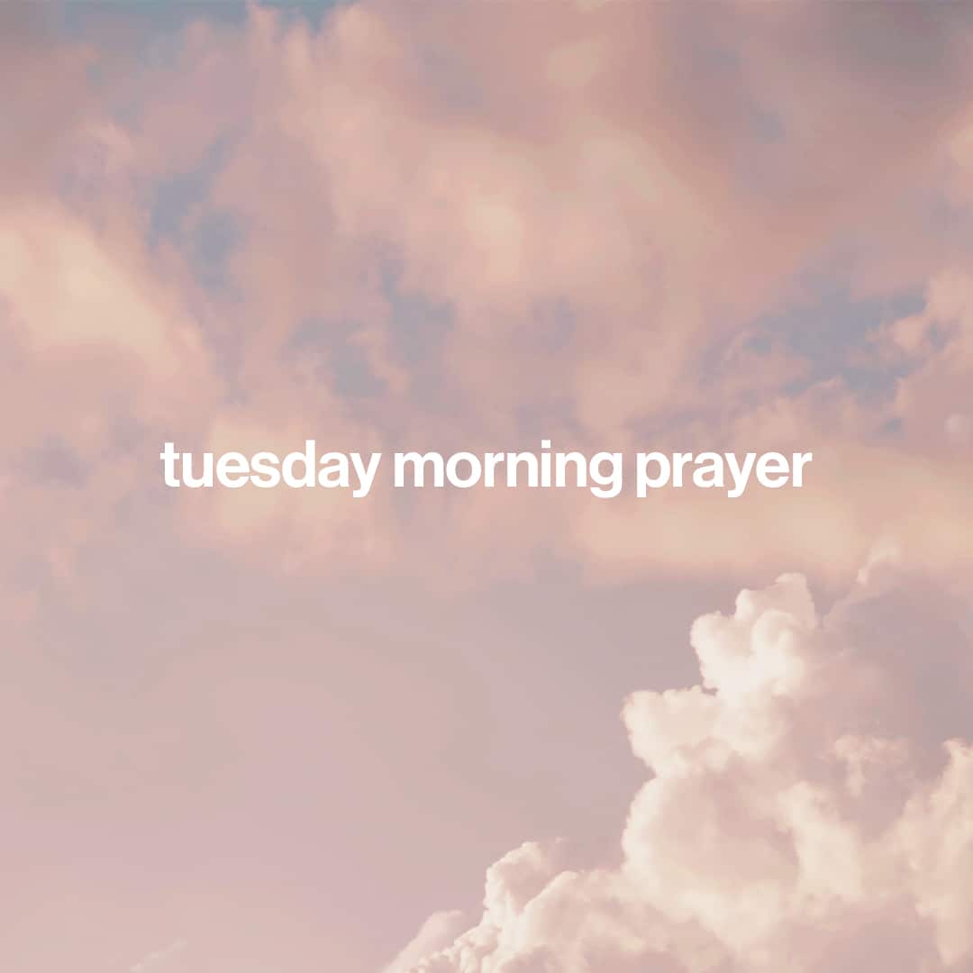 The Brooklyn Tabernacle Tuesday Morning Prayer Header - tuesday morning prayer white text