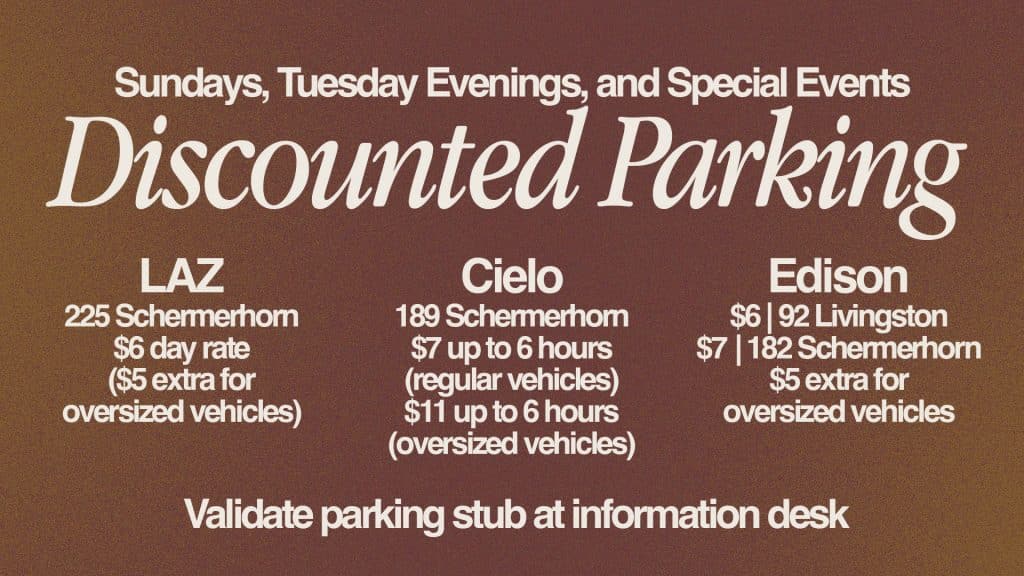 Discounted Parking 2026