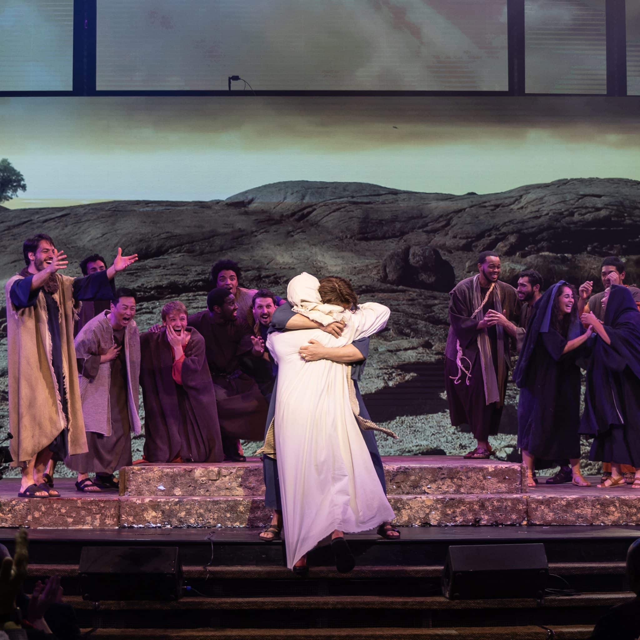 Jesus reunites with disciples - The Story of Love