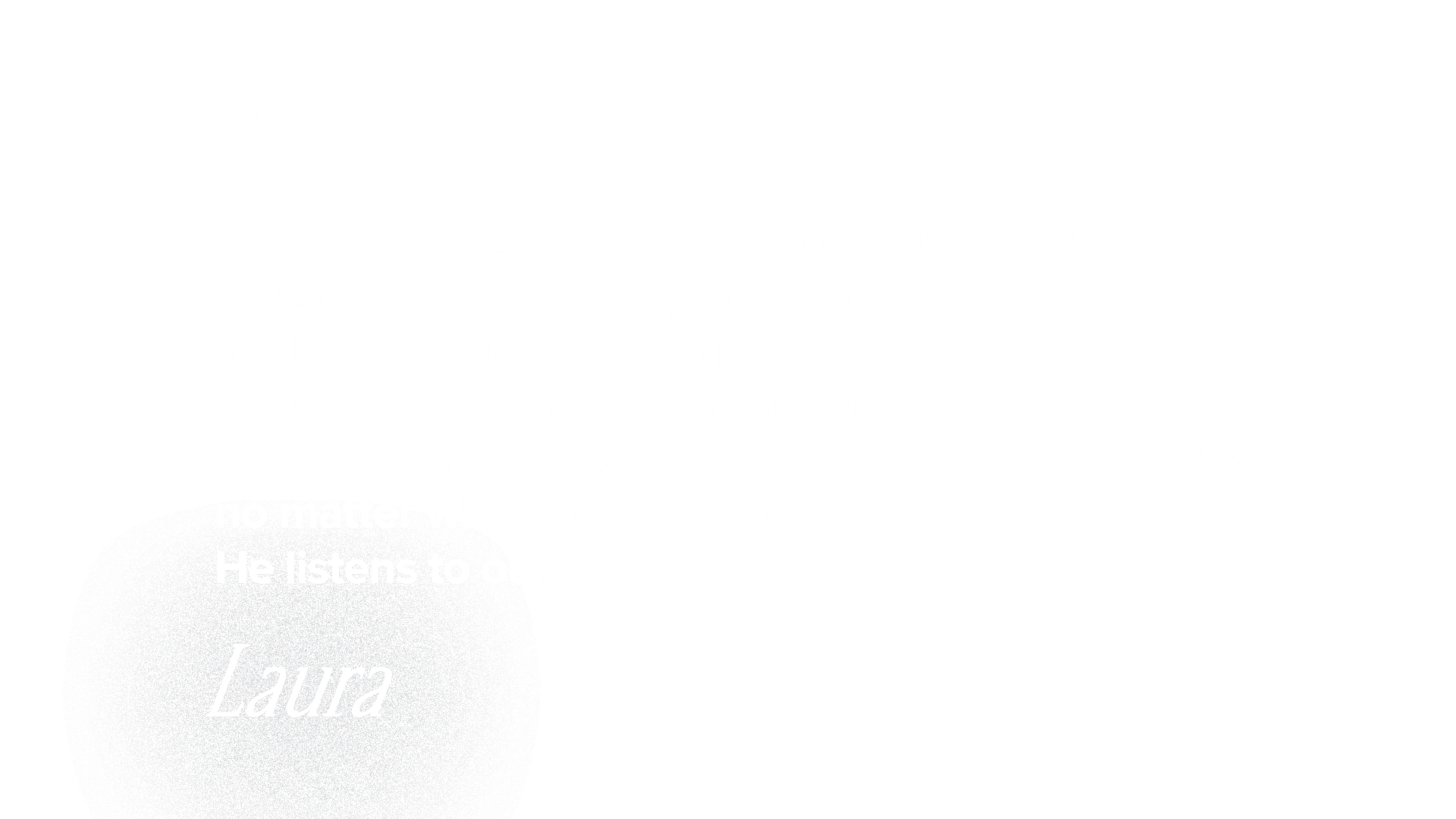 Laura's testomnial of conference at the Brooklyn Tabernacle