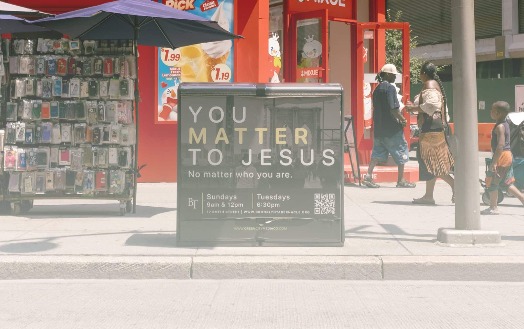 You Matter to Jesus Campaign in the Busy Streets of Brooklyn